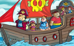 Pirate Ship on the High Seas - Bugville Critters